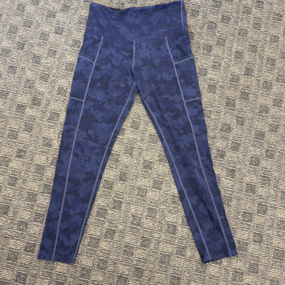 Tuff Athletics Navy‎ Camouflage Leggings